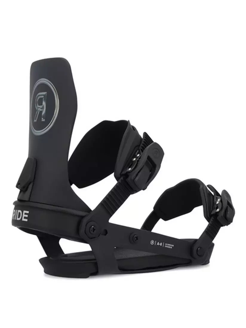 Ride: 2025 A - 6 Snowboard Binding (Black) - Motion Boardshop