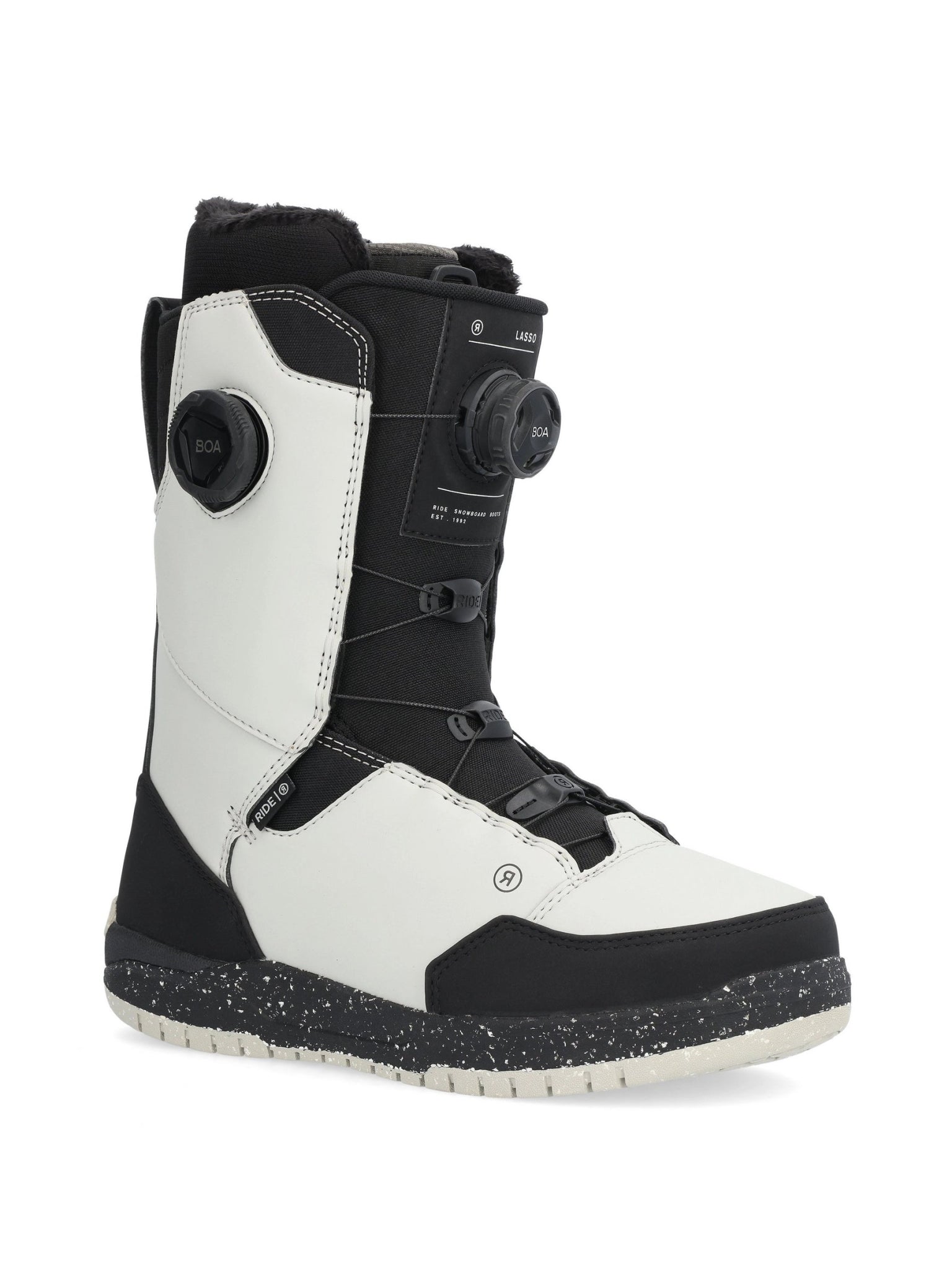 Ride: 2025 Lasso Snowboard Boot (Grey) - Motion Boardshop