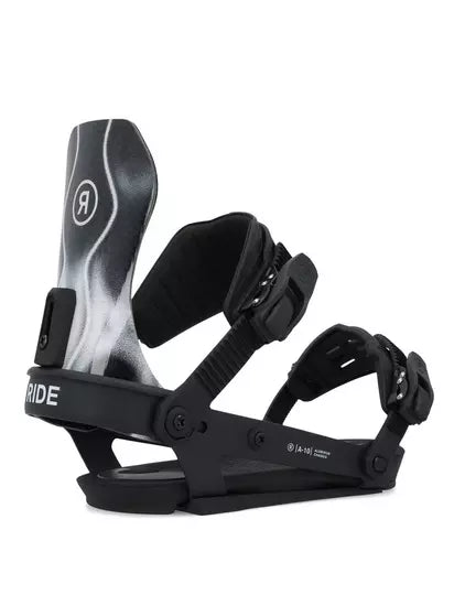 Ride: 2025 A-10 Snowboard Binding (Black)