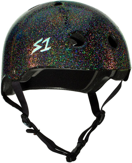 S1: Lifer Helmet (Black Gloss Glitter) - Motion Boardshop