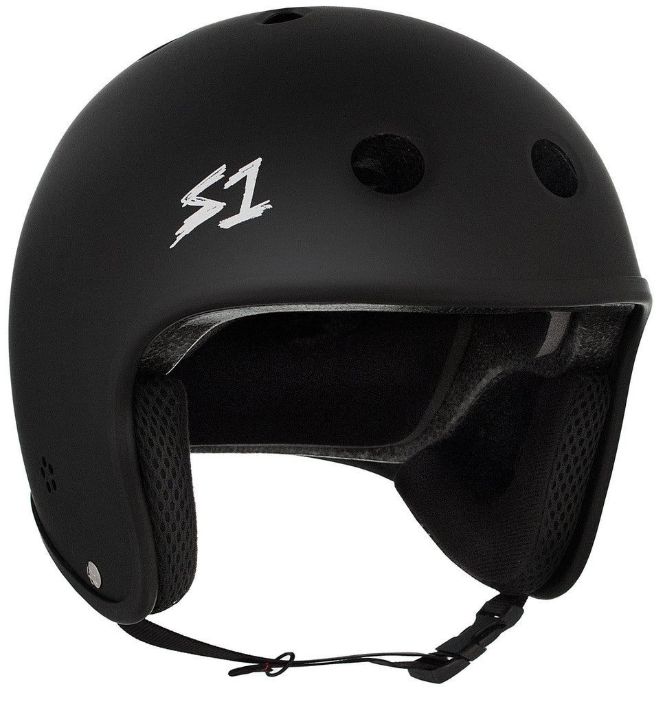 S1: Retro Lifer Helmet (Black Matte) - Motion Boardshop