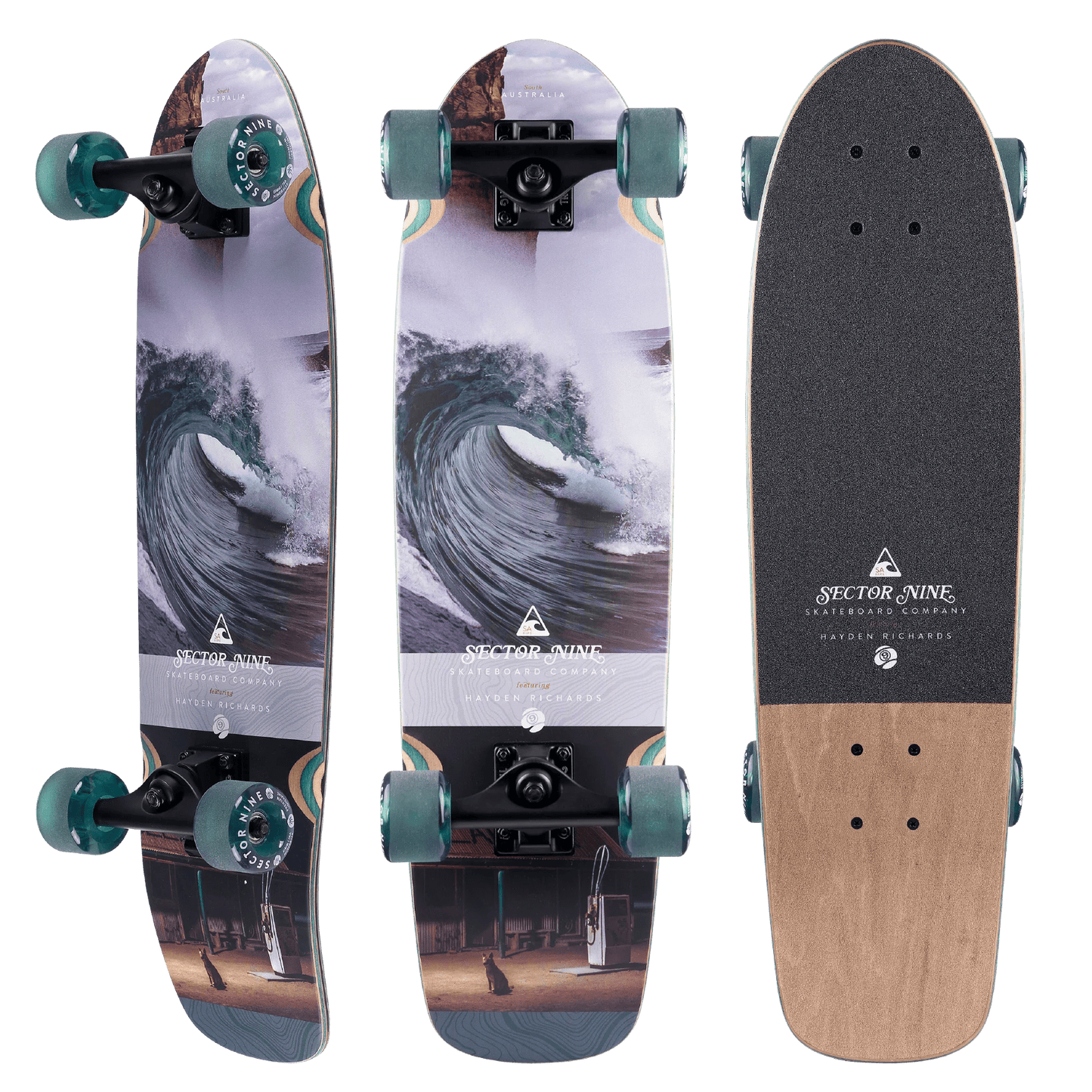 Sector 9: Jammer Rips Longboard Skateboard Complete - Motion Boardshop