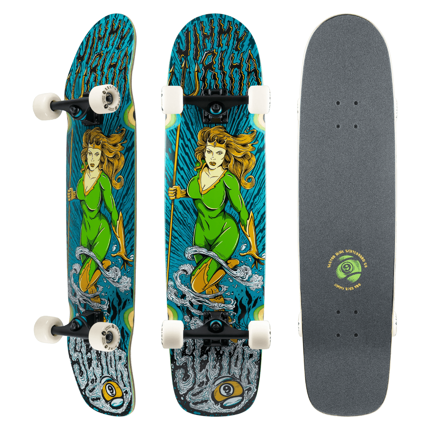 Sector 9: Jimmy Riha Pro Diver Longboard Skateboard Complete - Motion Boardshop