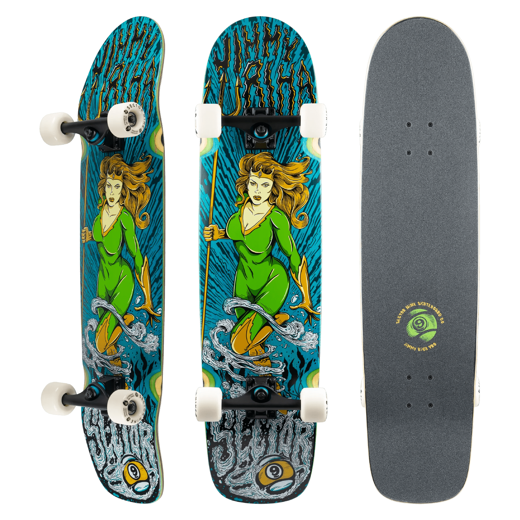 Sector 9: Jimmy Riha Pro Diver Longboard Skateboard Complete - Motion Boardshop