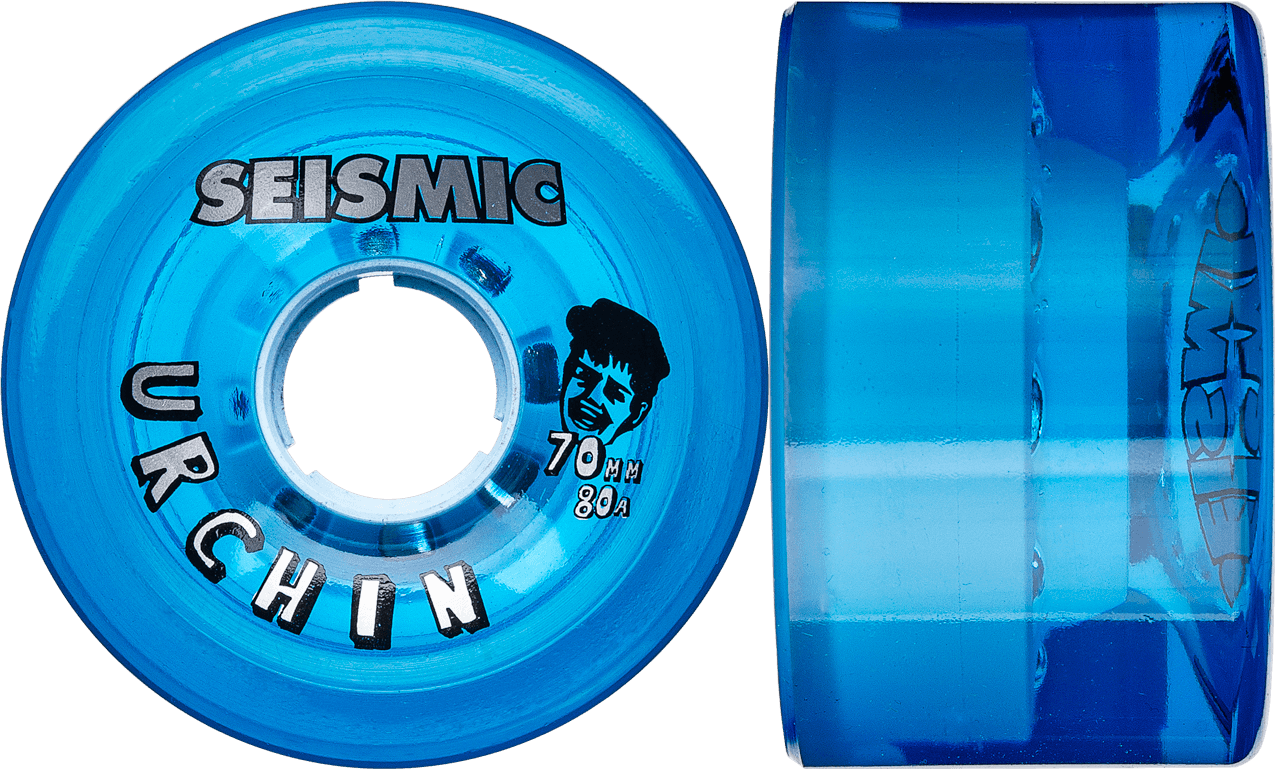 Seismic: 70mm Urchin Clear Longboard Skateboard Wheel - Motion Boardshop