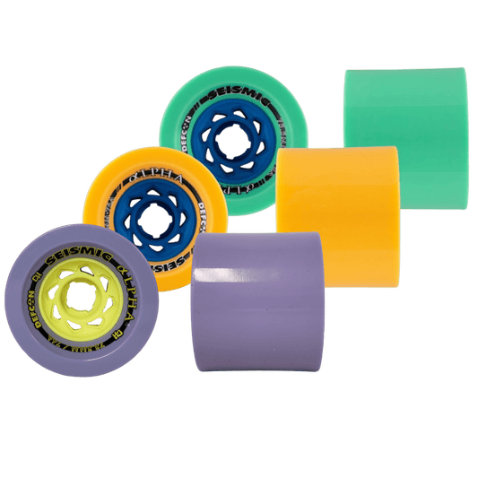 Seismic: 75.5mm Alpha Longboard Skateboard Wheels - Motion Boardshop