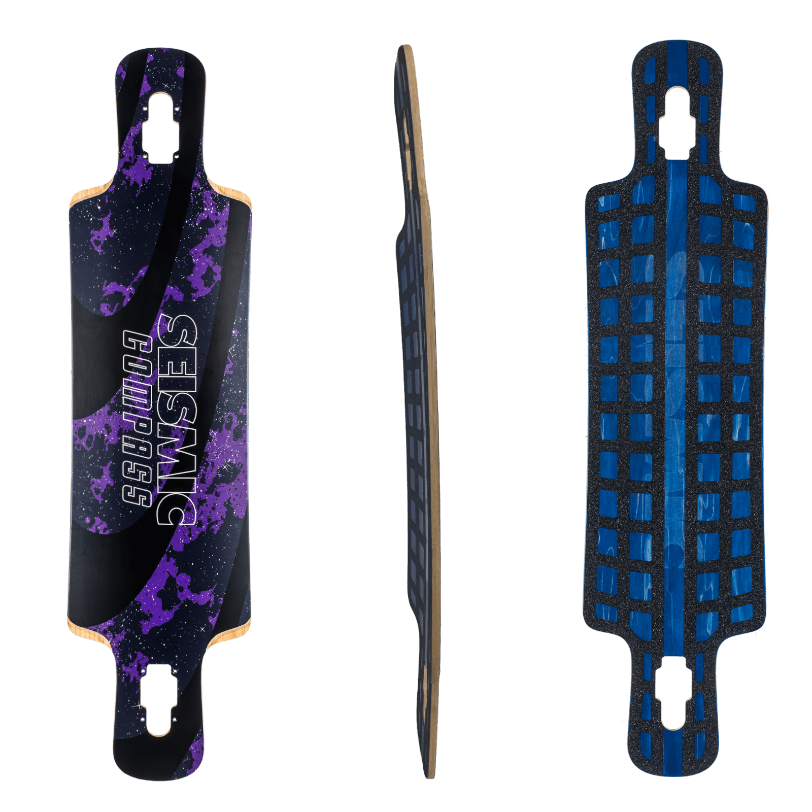 Seismic: Compass Longboard Skateboard Deck - Motion Boardshop