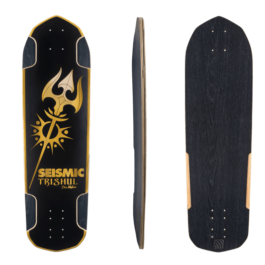 Seismic: Trishul Longboard Skateboard Deck - Motion Boardshop