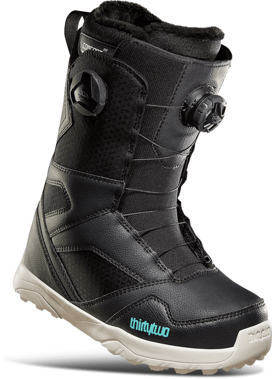 ThirtyTwo: 23/24 STW Double Boa Women's Snowboard Boots (Black) - Motion Boardshop