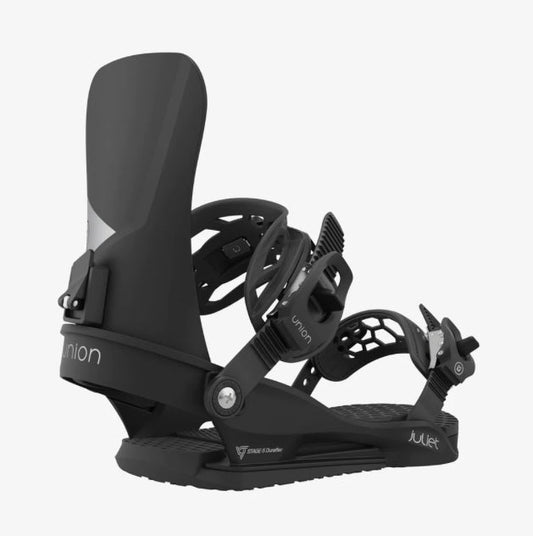 Union: 2024 Juliet Women's Snowboard Bindings (Black) - Motion Boardshop