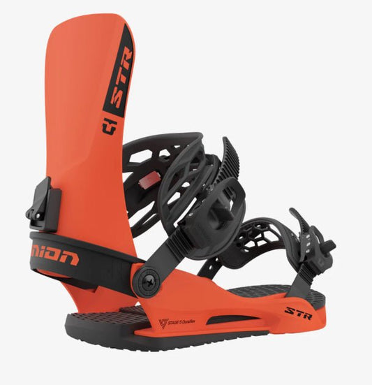 Union: 2024 STR Snowboard Binding (Hunter Orange) - Motion Boardshop