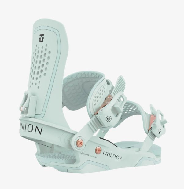 Union: 2024 Trilogy Women's Snowboard Bindings (Seafoam Green) - Motion Boardshop