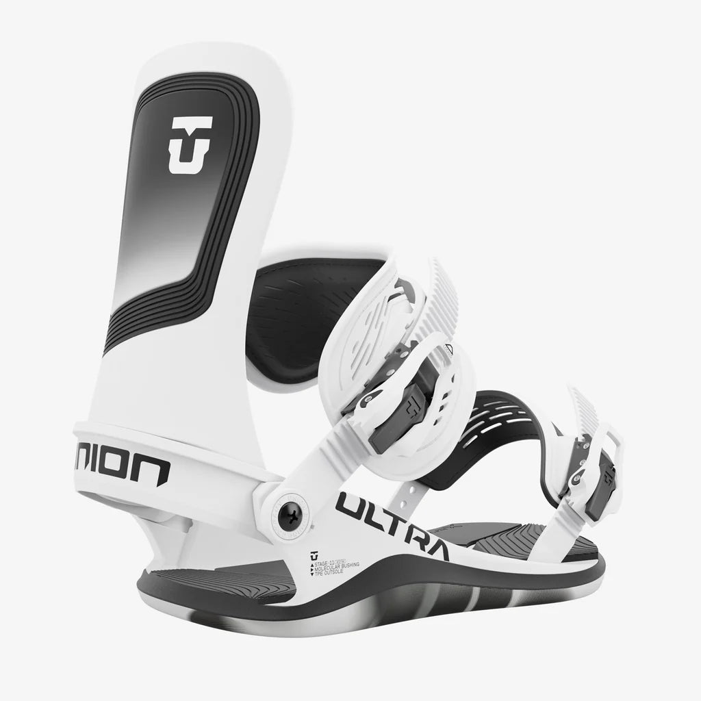 Union: 2025 Ultra Snowboard Binding (White) - Motion Boardshop