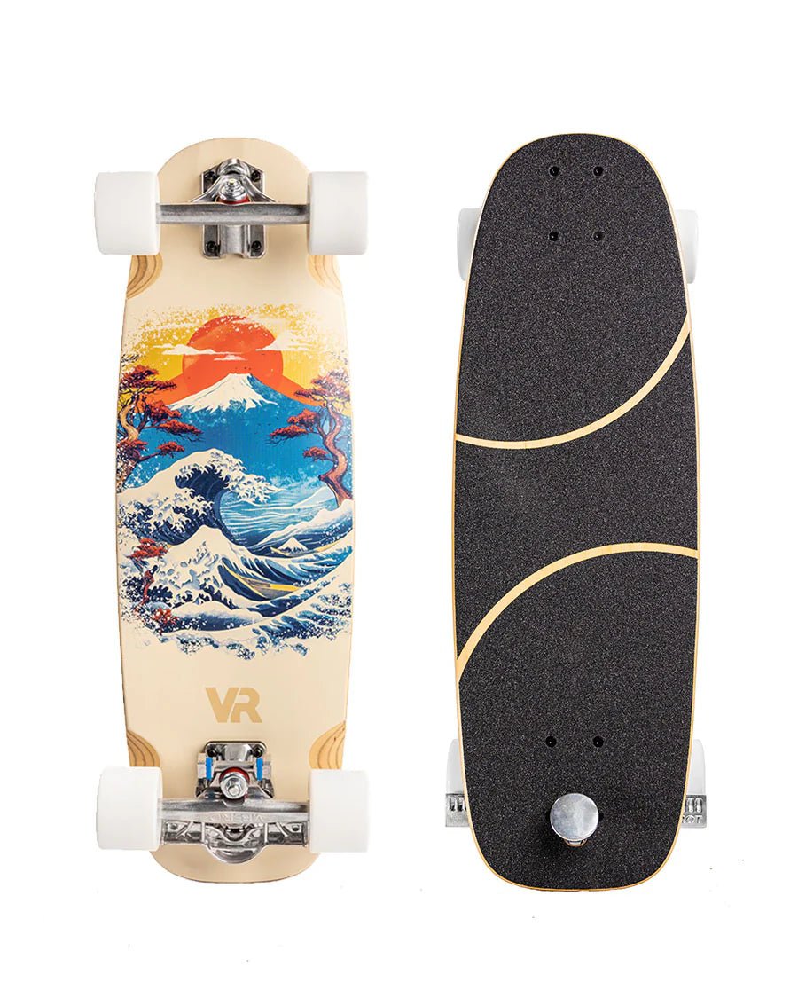 VibeRide: Okina Oasis Brakeboard Mini Longboard Complete - Motion Boardshop