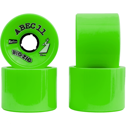 75mm ABEC 11 Reflex Big Zigs Longboard Wheels - Motion Boardshop