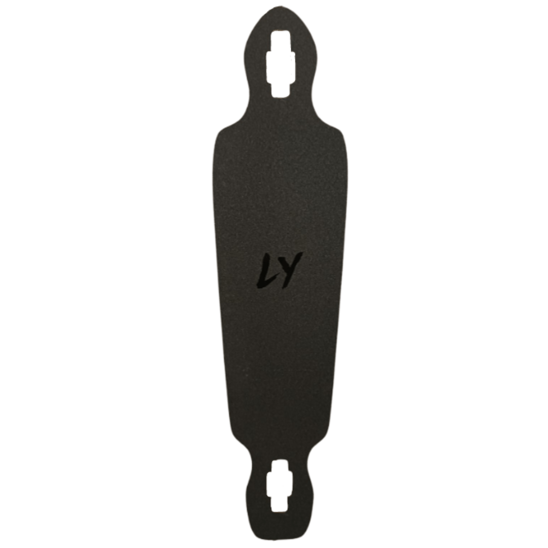 Landyachtz:BATTLE AXE BLACK SPACE ROCK Deck Only - Motion Boardshop