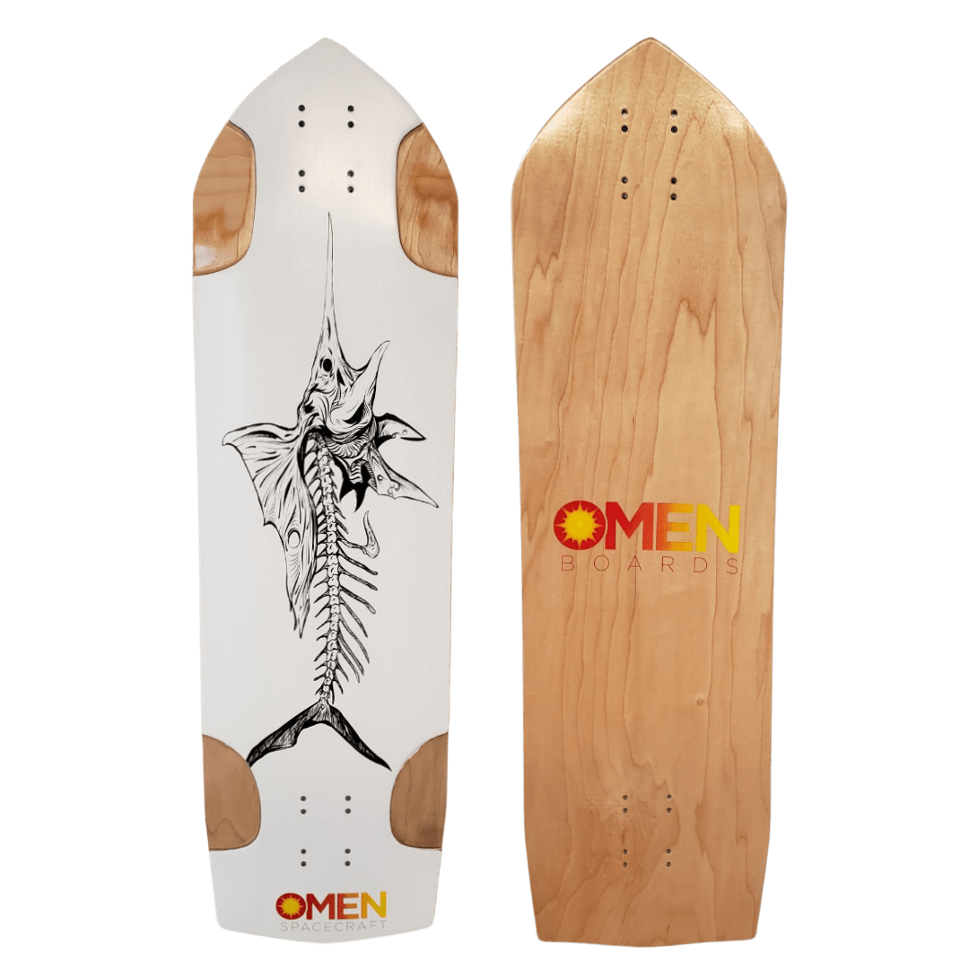 Omen: Swordfish Longboard Skateboard Deck - Motion Boardshop